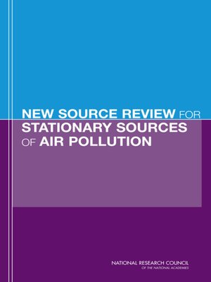 cover image of New Source Review for Stationary Sources of Air Pollution